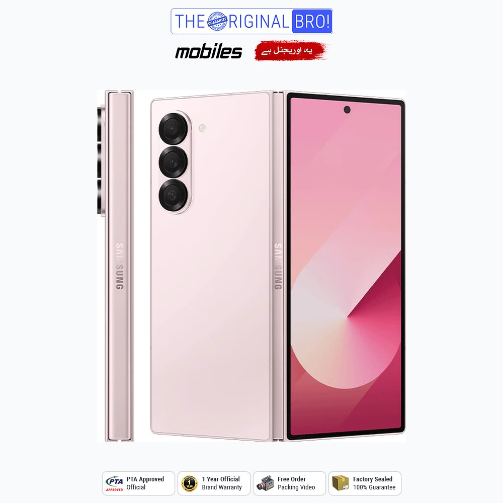 Samsung Galaxy Z Fold 6 5G | 12GB - 512GB | PTA Approved | 1 Year Official Warranty | Factory Sealed | The Original Bro Mobiles