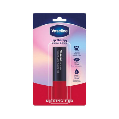Vaseline - Lip Therapy - Color & Care - Kissing Red - 4.2 Gm