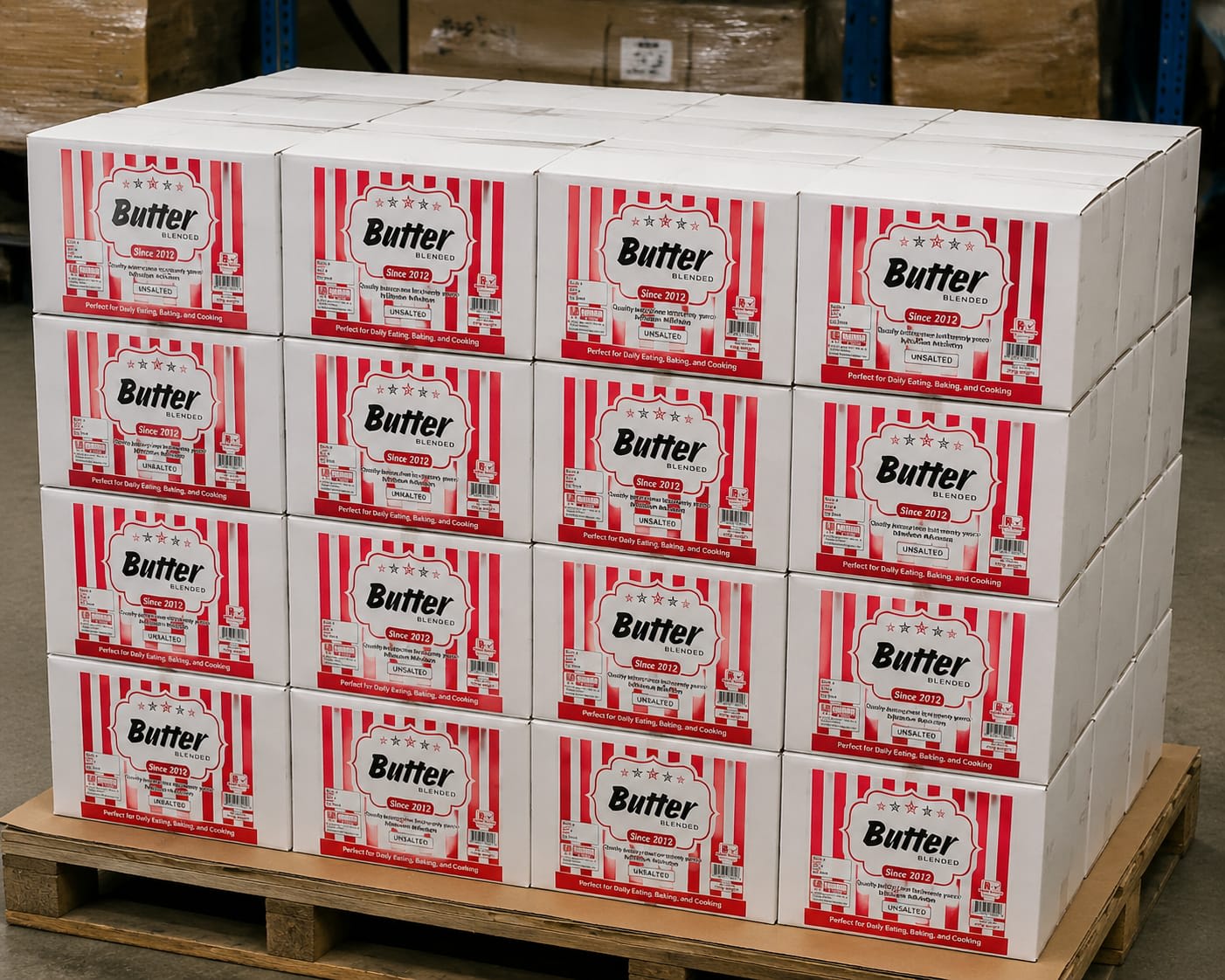 Premium Butter 1KG Block by Comet Food Salted/Unsalted 20kg CTN