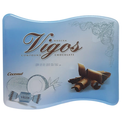 Vigos - Compound Chocolate - Coconut - Tin Pack - 550g