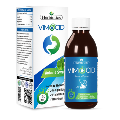 Herbiotics - Vimocid - Syrup - Standard Bottle - Digestion Support