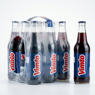 VIMTO - BLUE RASPBERRY Fruit Flavored Drink - 330ML Bottle x24 Count (1 Tray)
