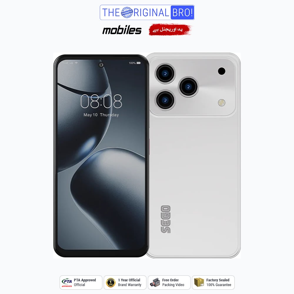 Sego Epic | 6GB - 128GB | PTA Approved | 1 Year Official Warranty | Factory Sealed | The Original Bro Mobiles