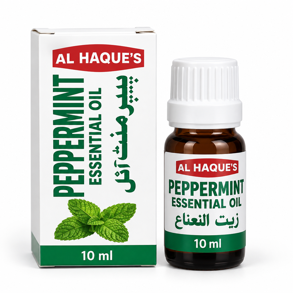 Al Haques - Peppermint Essential Oil - 10ml - Pack of 12 - Peppermint Essential Oil