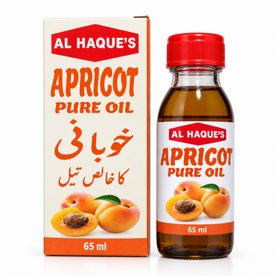 Al Haques - Apricot Kernel Oil (Khubani Ka Tel) - 65ml - Pack of 6