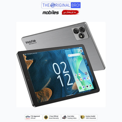 Itel VistaTab 10 | 4GB - 128GB | PTA Approved | 1 Year Official Warranty | Factory Sealed | The Original Bro Mobiles