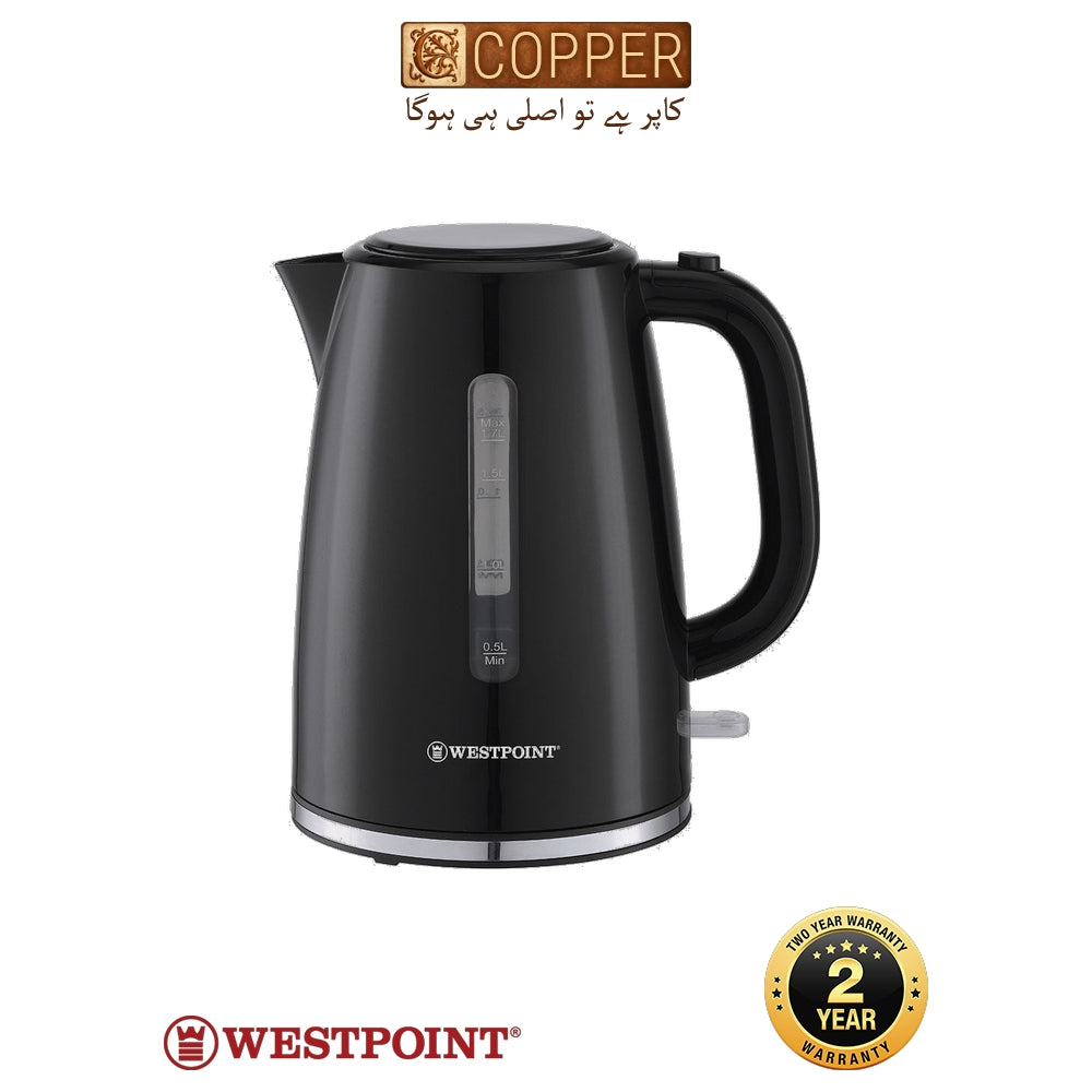 Westpoint Cordless Stainless Steel Electric Kettle WF-8266 – 2200W 1.7L