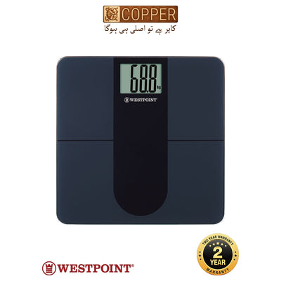 Westpoint Heavy-Duty Digital Bathroom Scale WF-7005 – 250kg Max Capacity