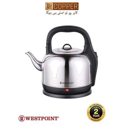 Westpoint - Professional Cordless Electric Kettle - WF-6178C - Brushed Stainless Steel - 2200 Watts - 1.7 Litre - Strix Controller Thermostat