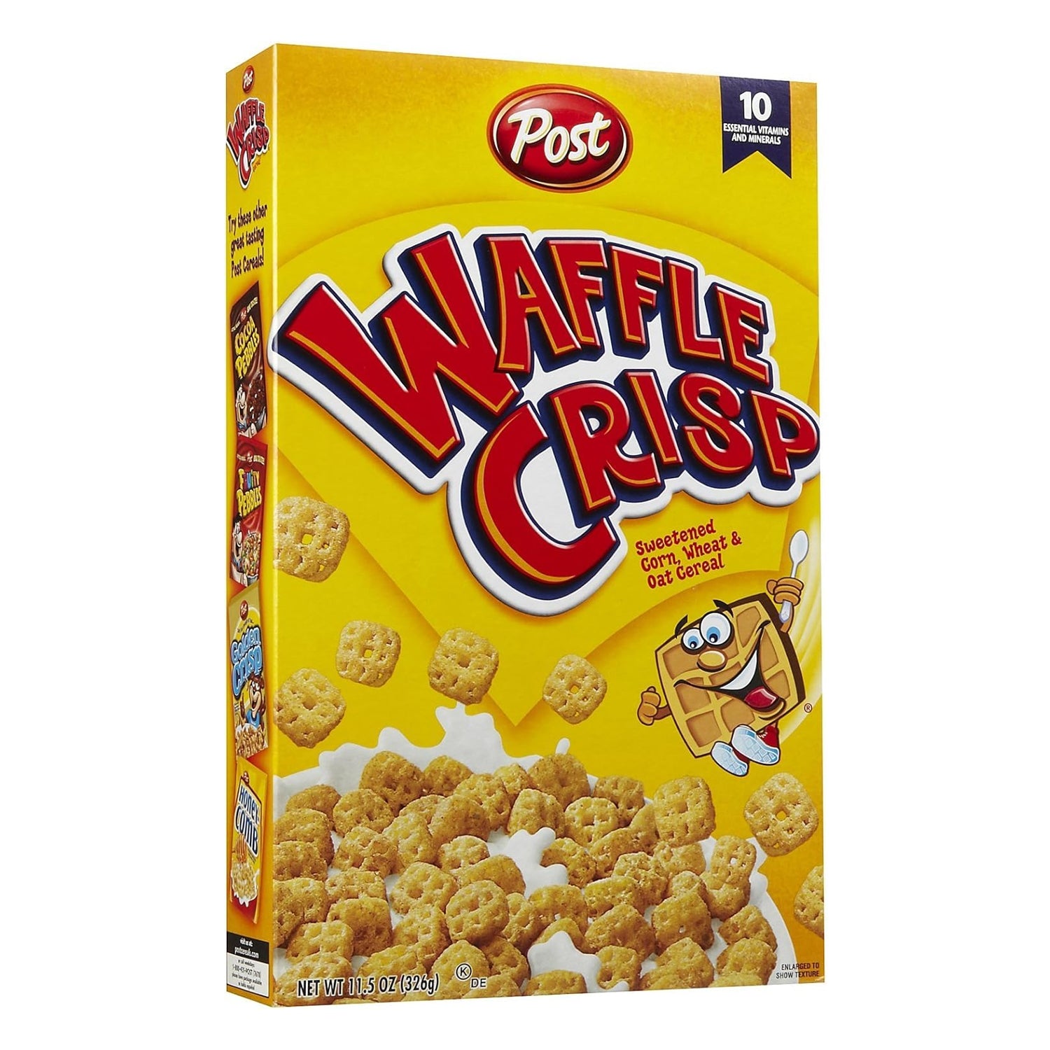 Post - Waffle Crisp Cereal - 11.5 oz (326 GM)