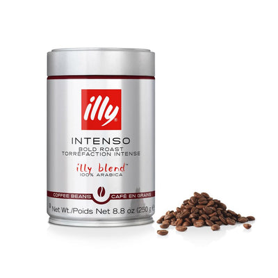 Illy - Intenso - Whole Coffee Beans - 250g - Ground Coffee - Dark Roast