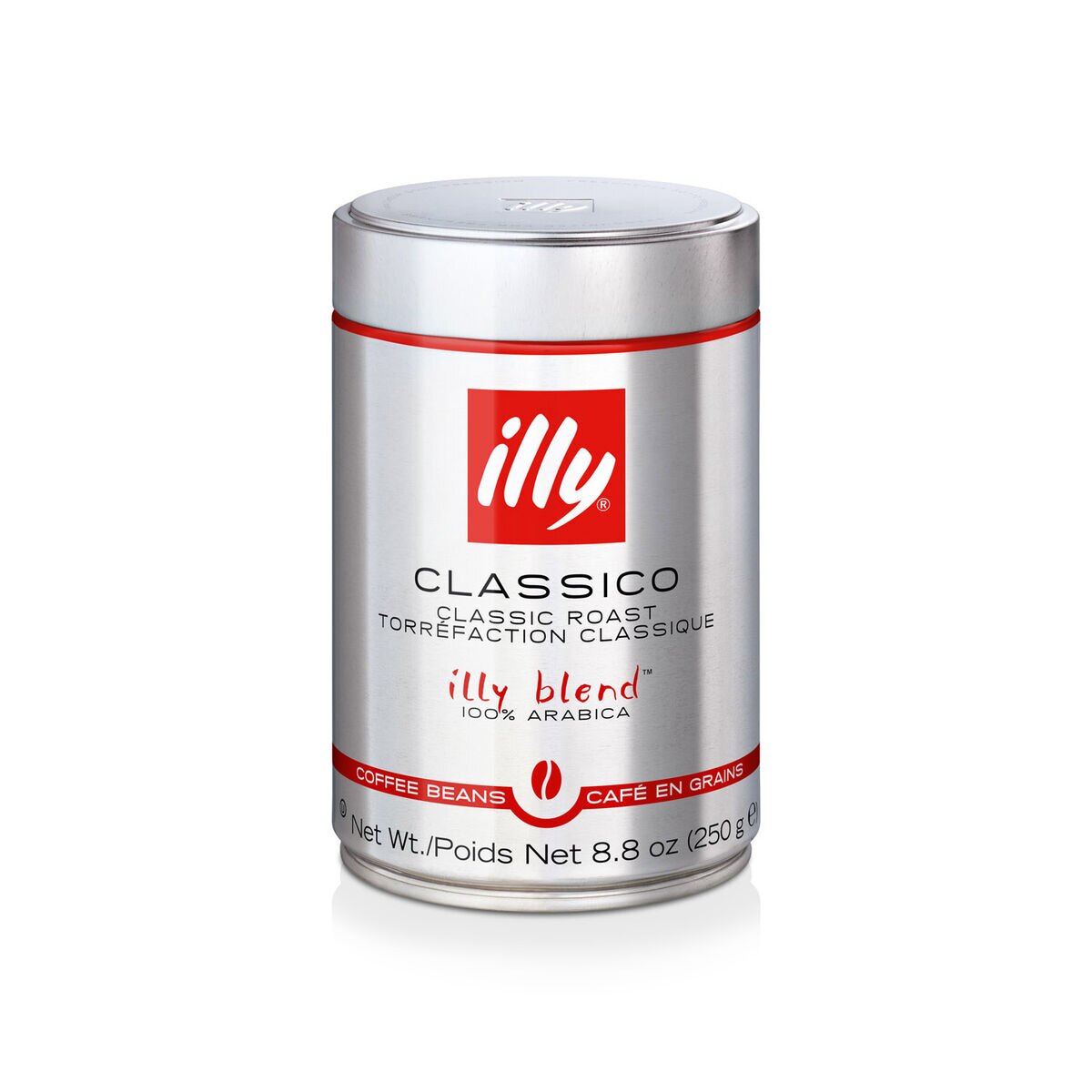 Illy - Classico - Roast Coffee - Whole Beans - Mild & Balanced - 250 gm