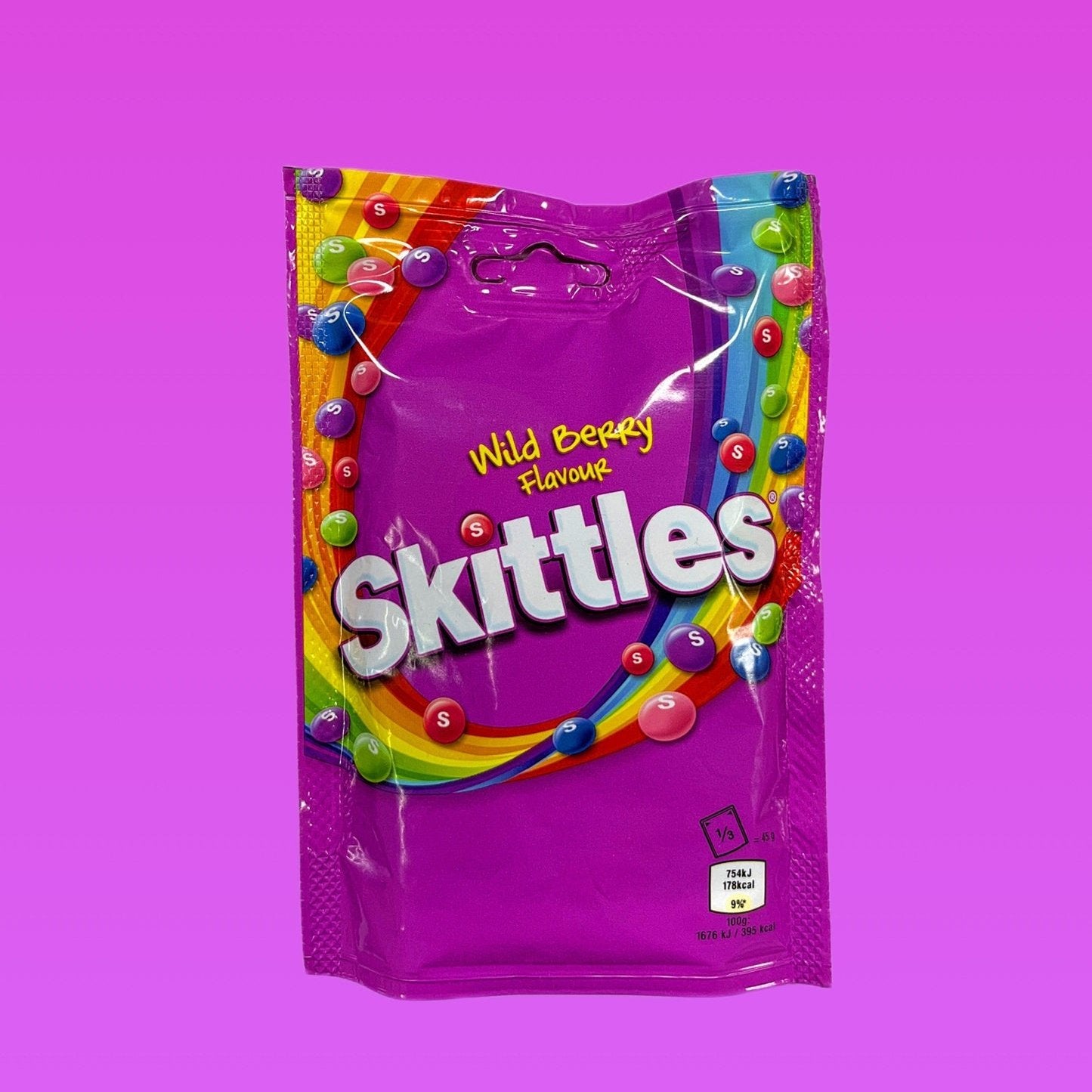 Skittles - Wild Berry - Chewing Candy - Pouch - 136g