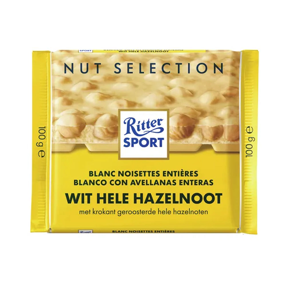 Ritter Sport - White Whole Hazelnut - 100g