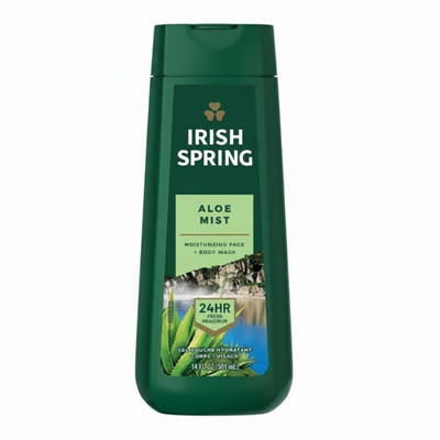 IRISH SPRING - ALOE MIST - Face + Body Wash - 591ml/20oz