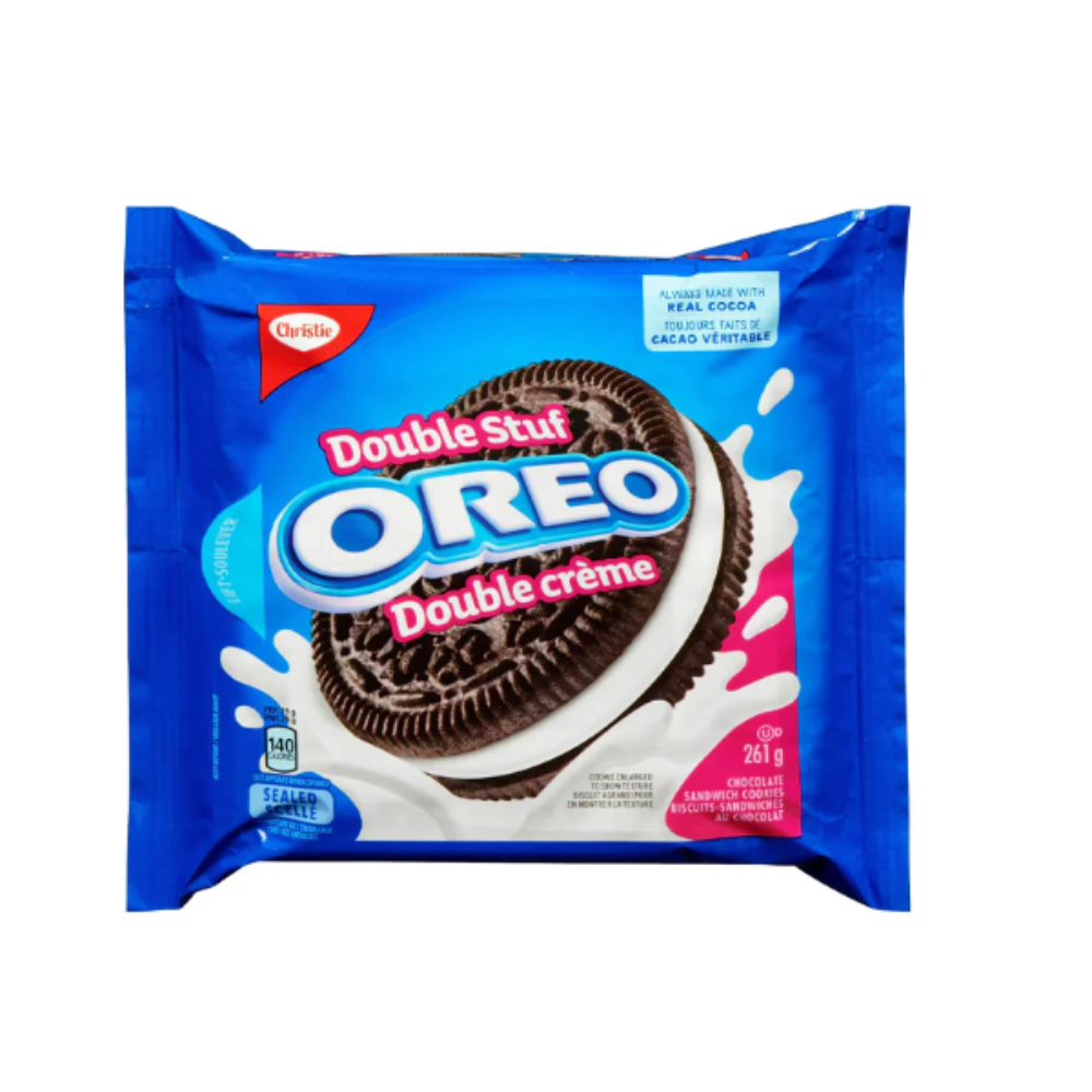 OREO - Biscuits - Double Stuf - Double Creme - 261 gm - Crtn 24/Each