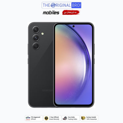 Samsung Galaxy A54 5G | 8GB - 256GB | PTA Approved | 1 Year Official Warranty | Factory Sealed | The Original Bro Mobiles