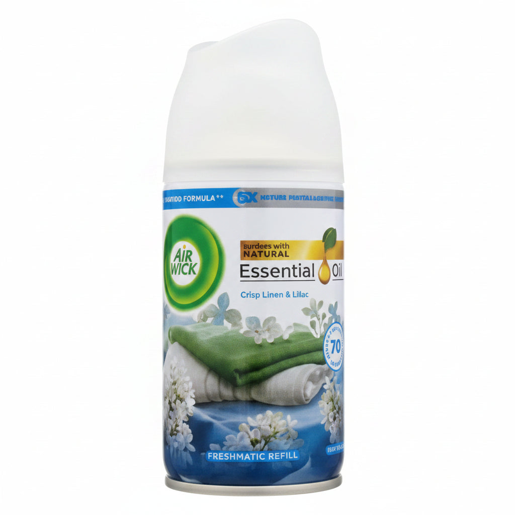 AIR WICK - Air Freshener - CRISP LINEN & LILAC - 250ml