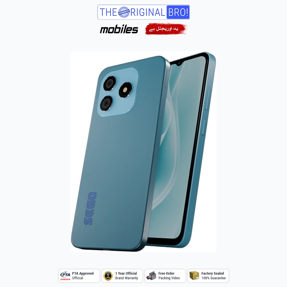 Sego Smart 9 Play | 4GB - 64GB | PTA Approved | 1 Year Official Warranty | Factory Sealed | The Original Bro Mobiles