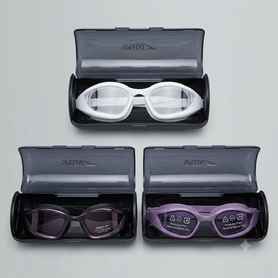 Anti-Fog UV Protection Swimming Goggles with Hard Protective Case – Adult & Youth Swim Glasses