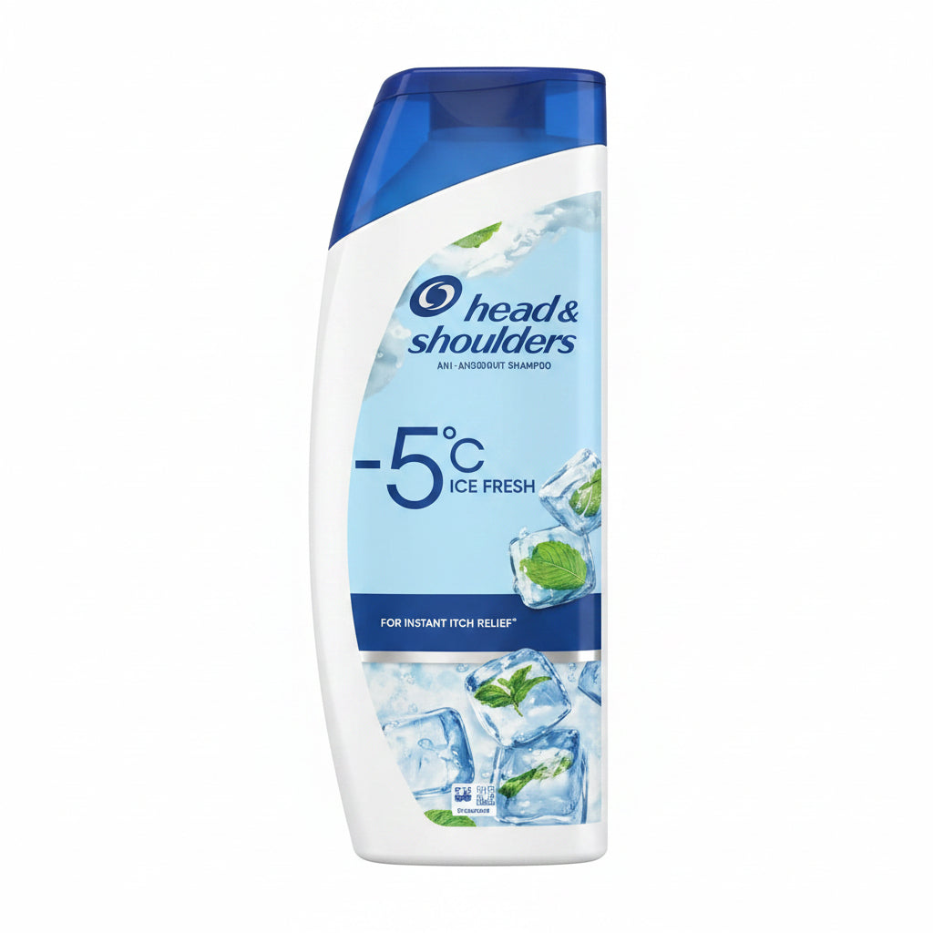 head & shoulders - ANTI-DANDRUFF SHAMPOO -5°C ICE FRESH - 185ml