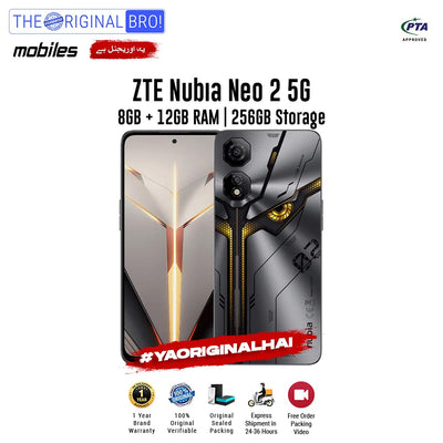 ZTE - Nubia Neo 2 5G - Smartphone - 8GB RAM - 256GB Storage - Grey - The Original Bro Mobiles | Jodiabaazar.com