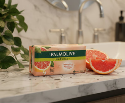 PALMOLIVE - NATURALS - SOAP BAR - MOISTURIZING & FRESHNESS - 6 BARS X 150G