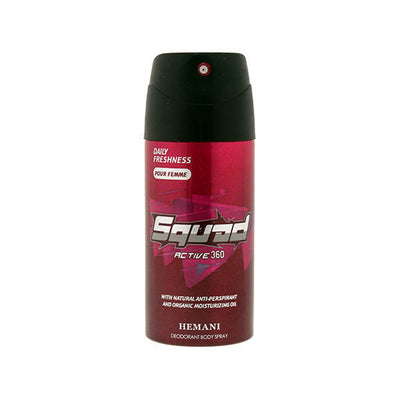 Hemani Deodorant Spray Active 360 For Women 150ml