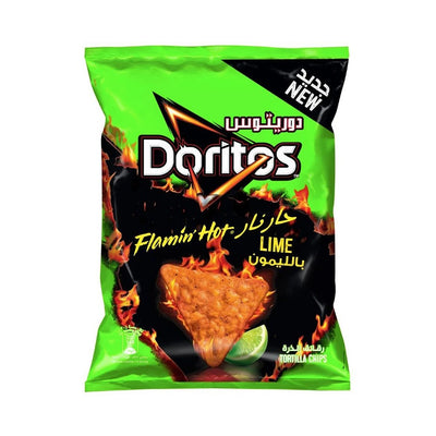 DORITOS® - FLAMIN' HOT® - Limón Flavored - Tortilla Chips - 21 gm x12 pc