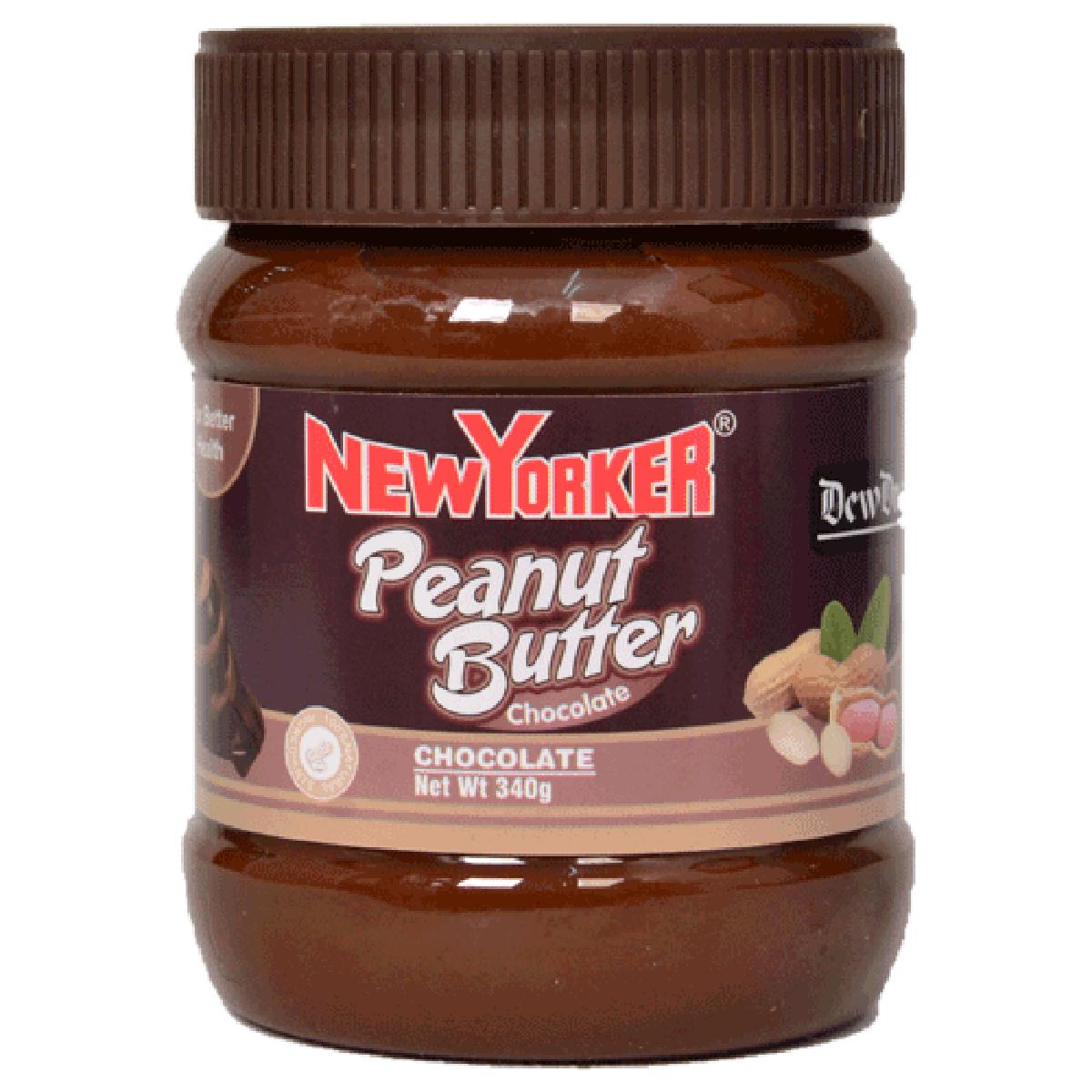 New Yorker - Peanut Butter 340g - Chocolate - Pack Of 12