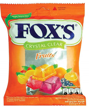 Nestle Fox's - Crystal Clear - Fruits - Flavored Candy - 90 gm