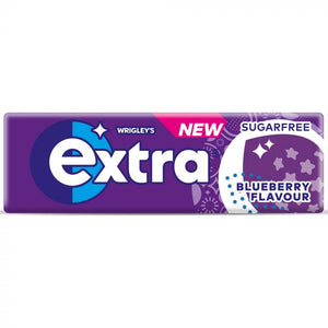 EXTRA - Blueberry - Bubble Sugar Free Chewing Gum - 30 Packs (10 Pellets each)