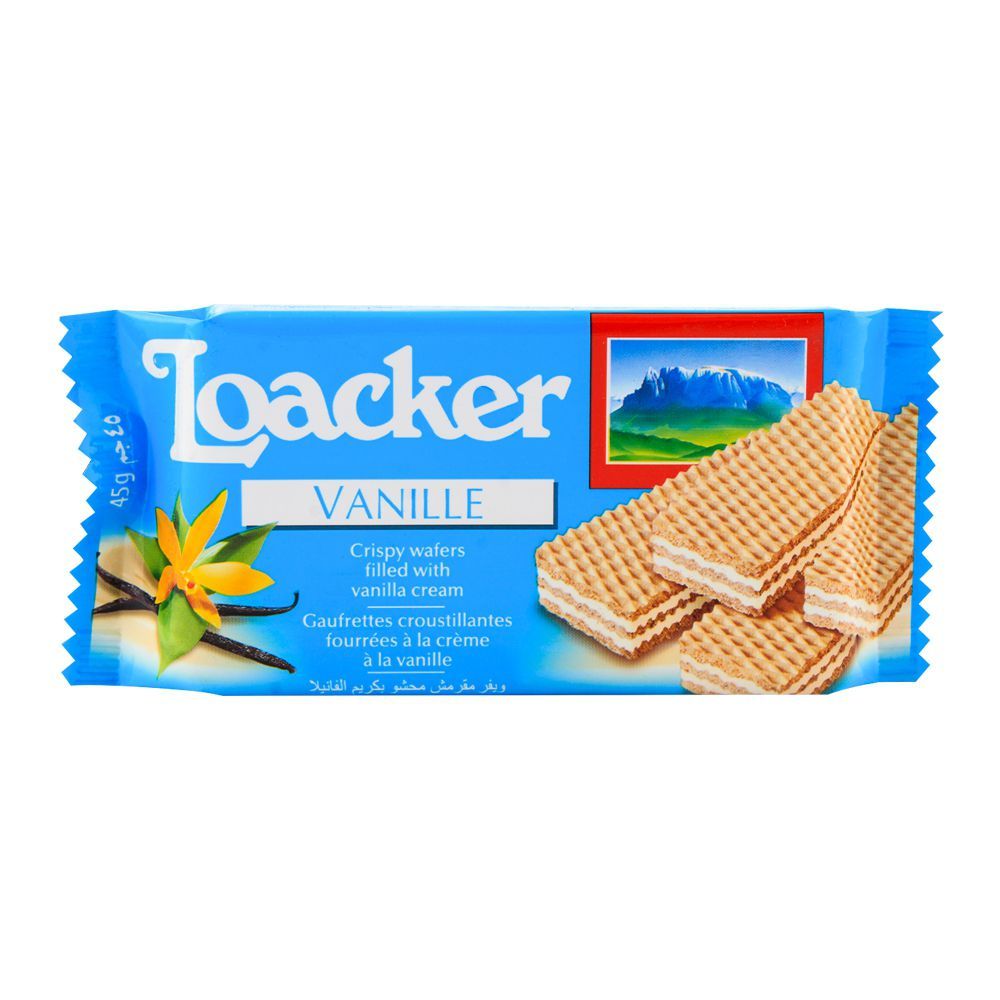 Loacker - Classic Vanilla - Crispy Wafers - 45 GM