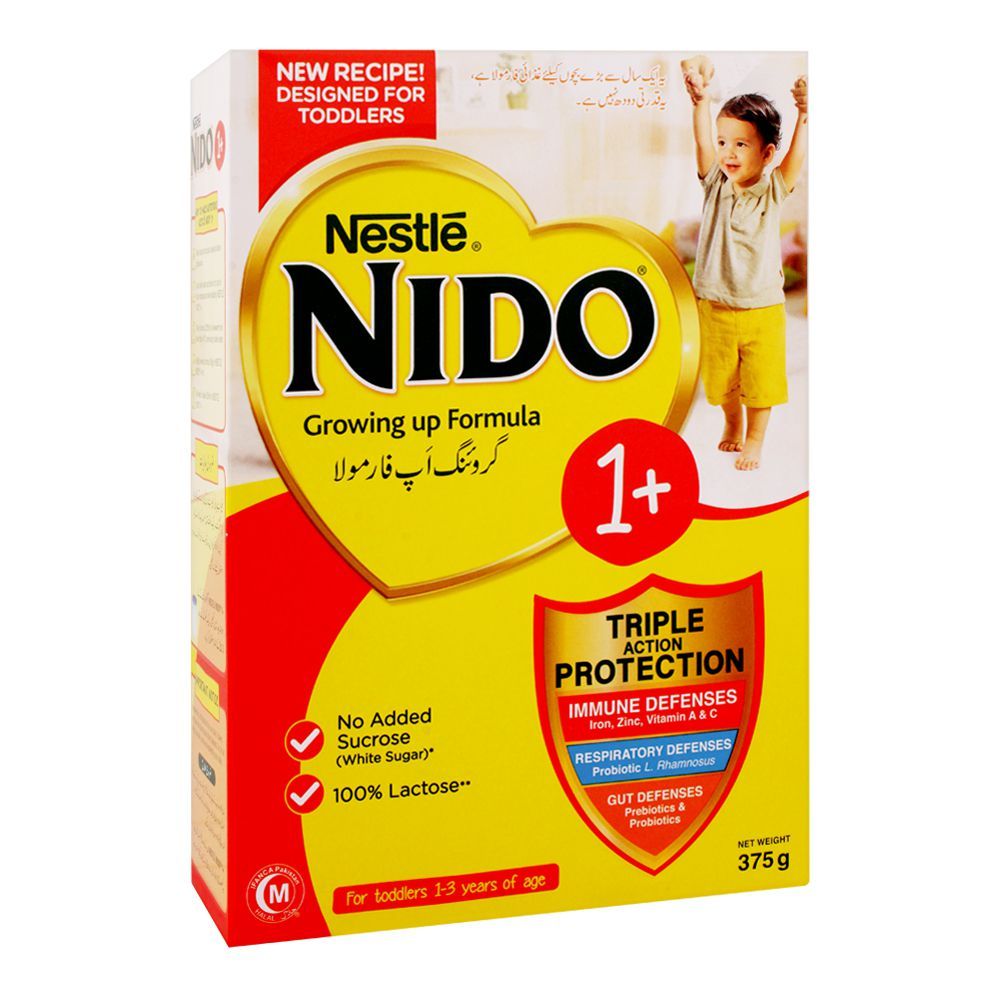 Nestle - Nido - 1+ (one plus) - Toddler Milk - 375 gm (2 Packs)