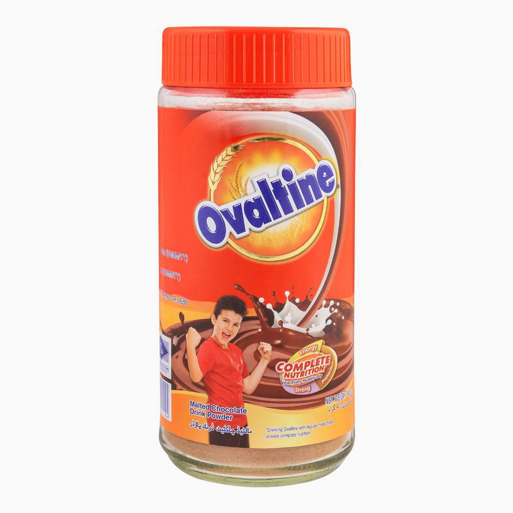 Ovaltine - Chocolate Malt Drink - Bottle Jar - 400 gm