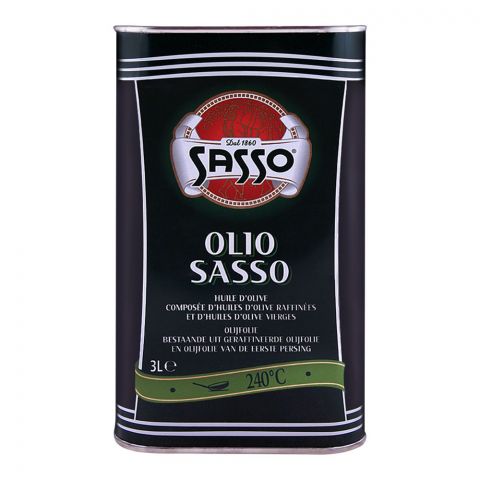 Sasso - Olive Oil - 3000ml Tin