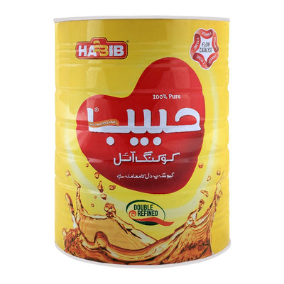 Habib - Cooking Oil - Double Refined - 5 Liter Tin