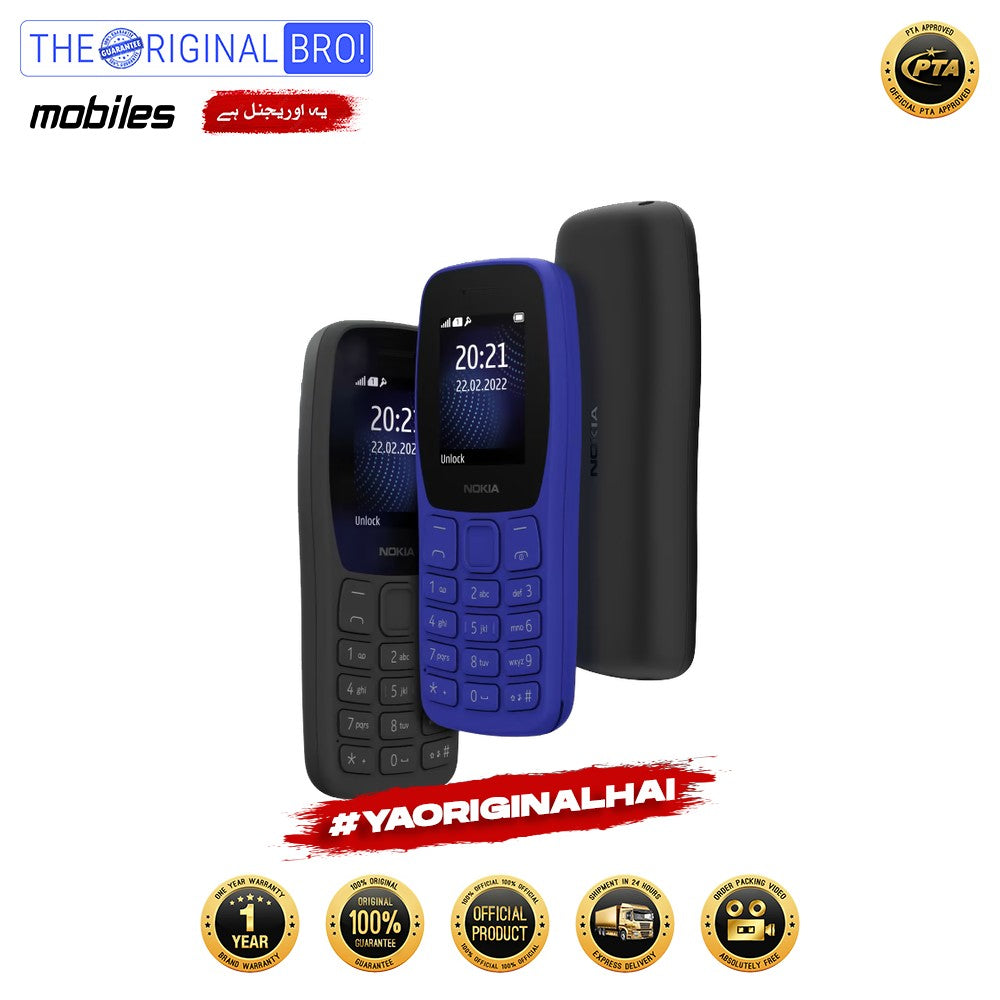 Nokia - 105 - Black | Jodiabaazar.com