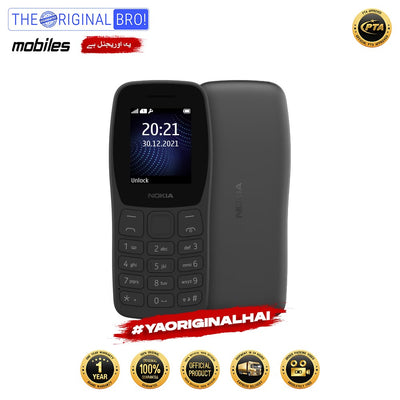 Nokia - 105 Plus - Grey | Jodiabaazar.com