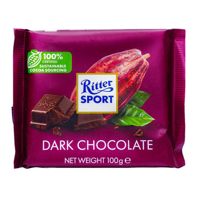 Ritter Sport - Dark Chocolate - 100g | Jodiabaazar.com