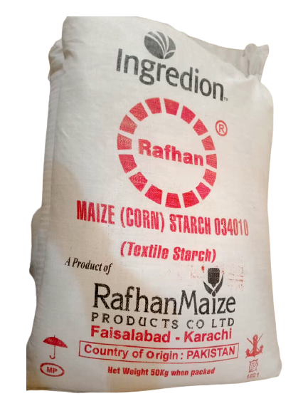 Rafhan Maize - Corn starch -034010 - Textile Starch - 50 KG - Call 021 32424344