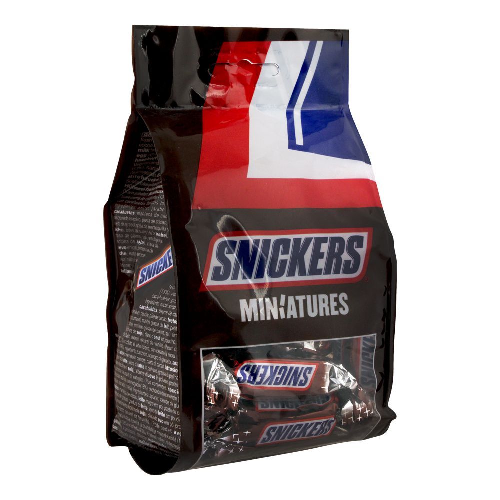 Snickers Minis Size Chocolate Bars - 220 GM Standup Pouch