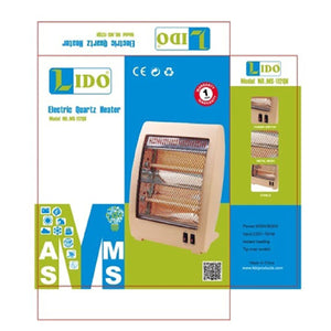 Lido Electric Quartz Heater - 800W - 112QH - No Warranty