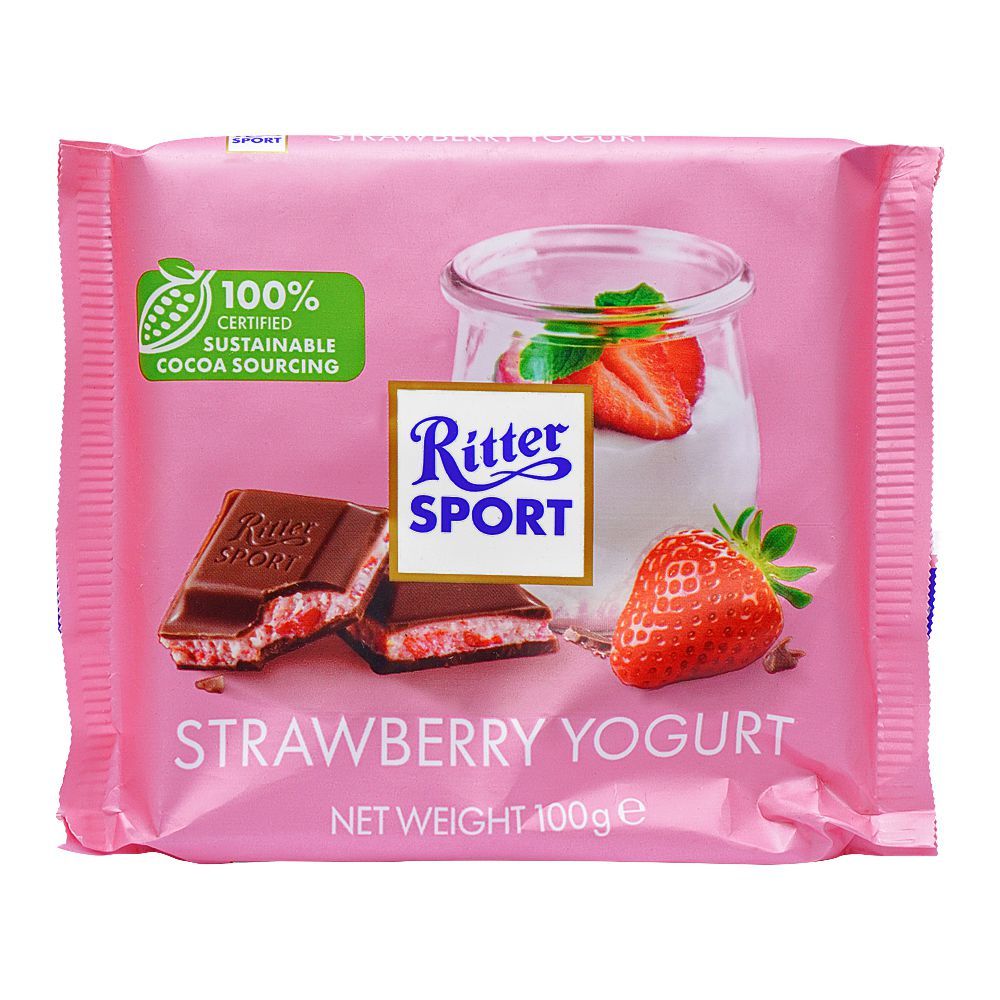 Ritter Sport - Strawberry Yogurt - 100g | Jodiabaazar.com