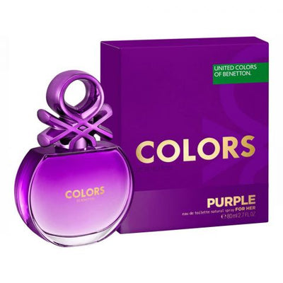 United Colors of Benetton Colors Purple - For Her - Eau De Toilette - 80ml