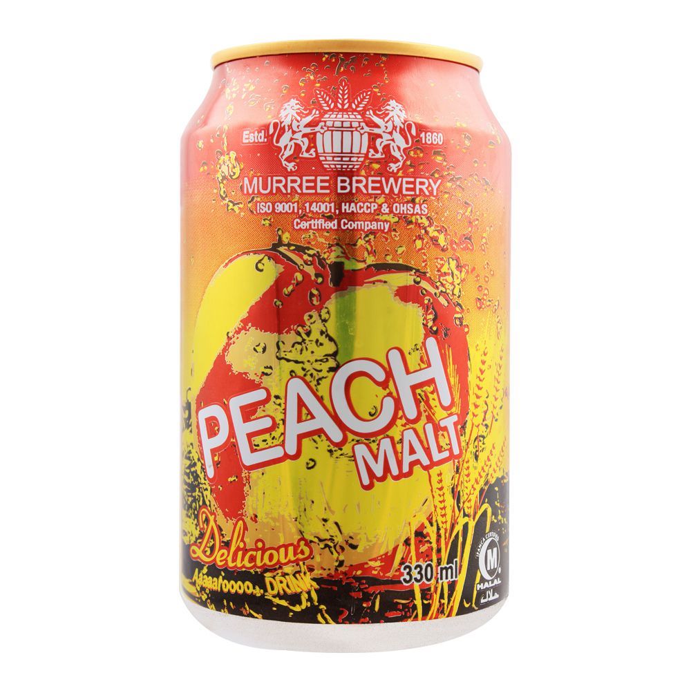 Muree Brewery Peach Malt 250 ML - Cans - (24 PCs - 1 CTN)