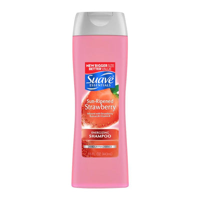Suave - Essentials - Sun Ripened Strawberry - Energizing Shampoo - 443 ML