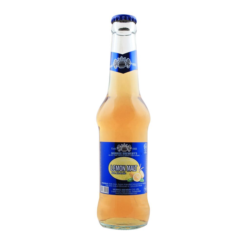 Muree Brewery Lemon - Malt - Bottles - Non-Alcohol - 300 ML - 24 Bottles