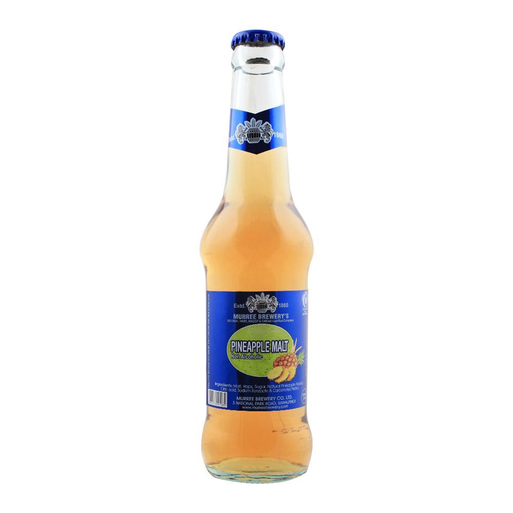 Muree Brewery Pineapple - Malt - Bottles - Non-Alcohol - 300 ML (1 Ctn - 24 Pcs)