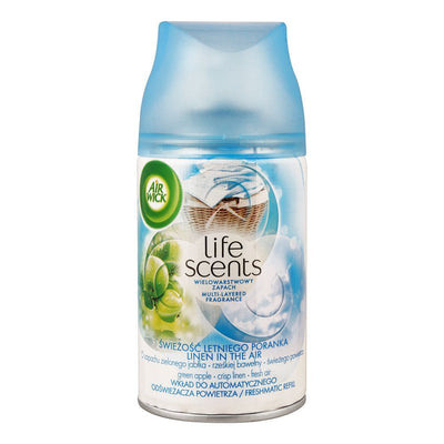 Airwick - Automatic Refill - Life Scents - Linen In The Air - Green Apple - Air Freshener - Room Spray - 250ml